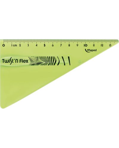 Τρίγωνο Maped Twist'n Flex - 15 cm, πράσινο - 2