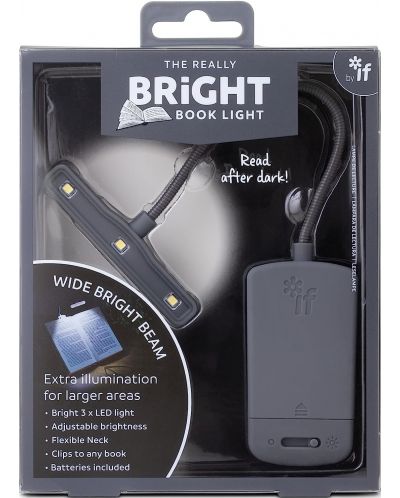 Χρωματιστό φως βιβλίου IF – Bright, γκρι - 1