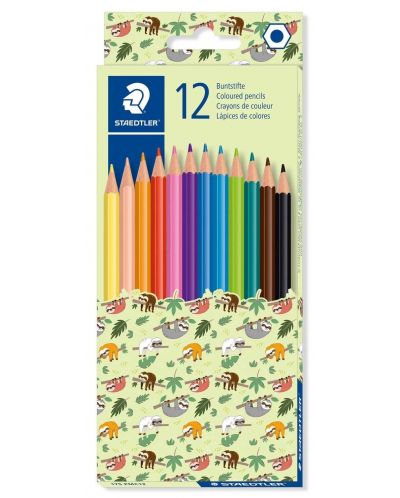 Χρωματιστά μολύβια Staedtler Noris Jumbo - 12 χρώματα - 1