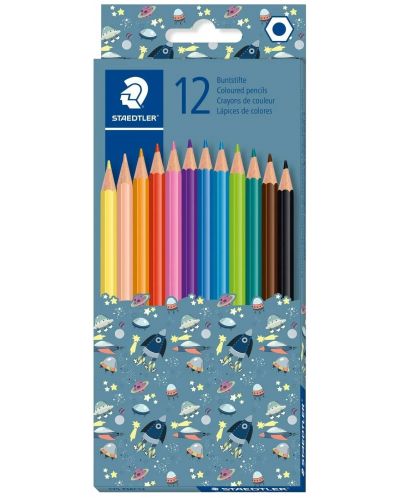 Χρωματιστά μολύβια Staedtler Pattern 175 - 12 χρώματα, ποικιλία - 1