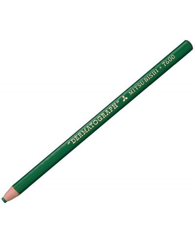 Έγχρωμο μολύβι Uni Dermatograph -πράσινο,βάση λαδιού - 1