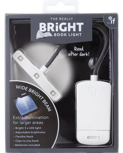 Χρωματιστό φως βιβλίου IF – Bright, λευκό - 1
