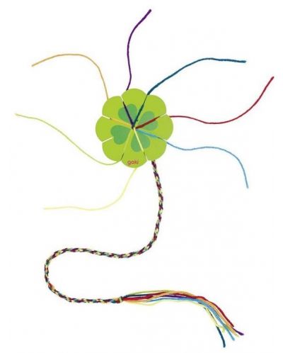Λουλούδι / τριφύλλι για πλέξιμο σε νήμα Goki - 1