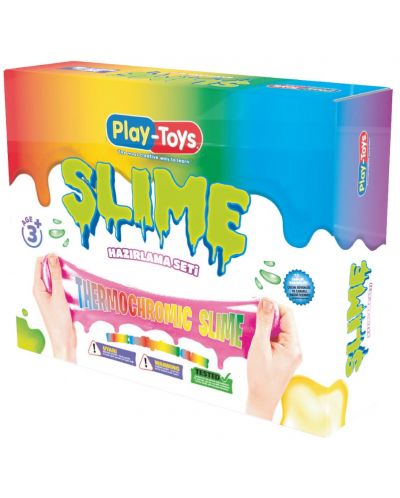 Δημιουργικό σετ Play-Toys - Φτιάξτε το δικό σας slime, Thermochromic - 1