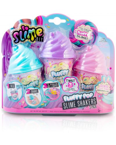 Δημιουργικό σετ Canal Toys - So Slime,Αφράτο σέικερ slime, 3 χρωμάτων - 1
