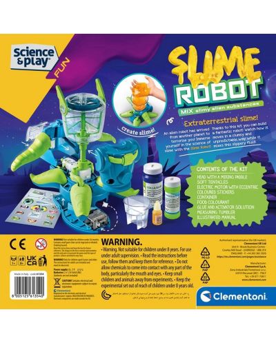 Δημιουργικό σετ  Clementoni Science & Play-Φτιάξτε ένα ρομπότ slime - 5