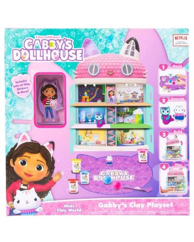 Δημιουργικό σετ  Gabby's Dollhouse - Παιχνίδια με πλαστελίνη - 1