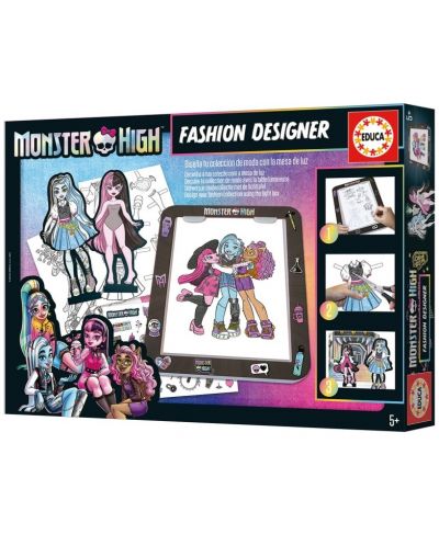 Δημιουργικό σετ Educa - Σχεδιαστής μόδας, Monster High - 1