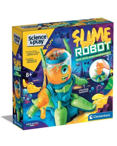 Δημιουργικό σετ  Clementoni Science & Play-Φτιάξτε ένα ρομπότ slime - 1