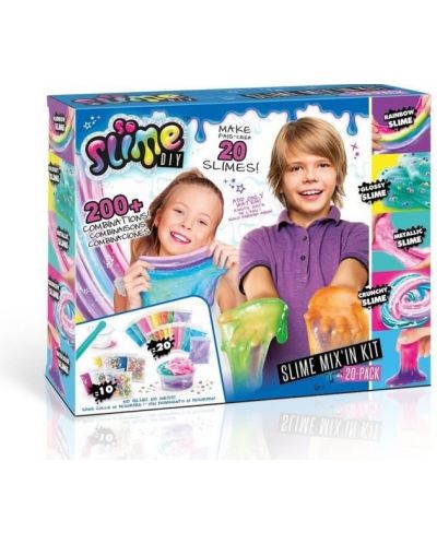 Δημιουργικό σετ  Canal Toys -So Slime,Φτιάξτε το δικό σας slime, 20 χρωμάτων - 1