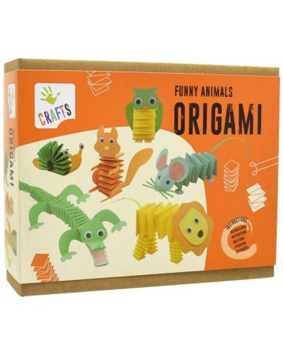 Δημιουργικό Σετ Andreu toys - Origami, αστεία ζώα - 1