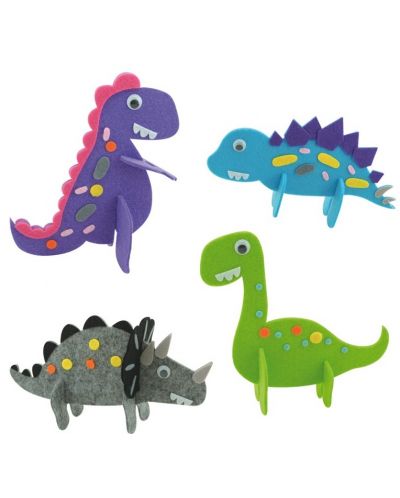 Δημιουργικό Σετ Andreu toys - Διακοσμήστε δεινόσαυρους - 3