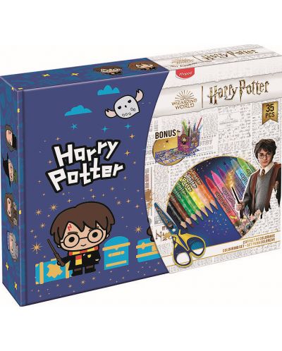Δημιουργικό σετ ζωγραφικής Maped Harry Potter - 35 τεμάχια - 1
