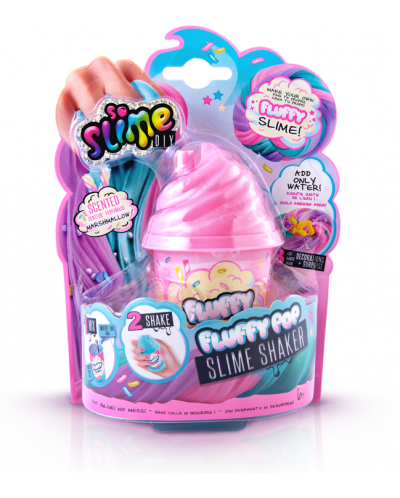 Δημιουργικό σετ  Canal Toys - So Slime -Αναδευτήρας Fluffy Slime, Ροζ - 1