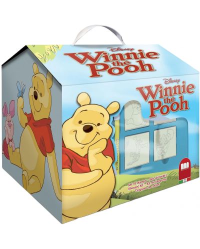 Δημιουργικό σετ  σε σπιτάκι Multiprint - Winnie the Pooh - 1