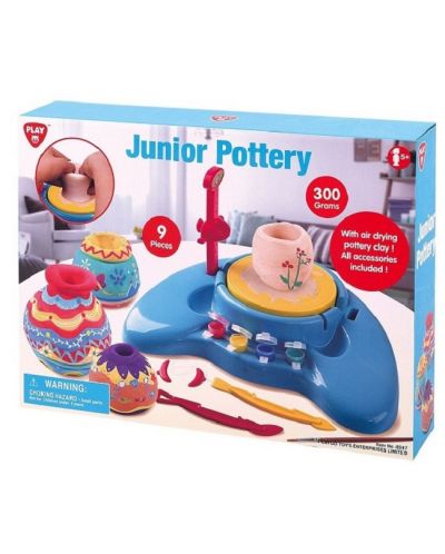 Δημιουργικό σετ PlayGo Junior Pottery - Τροχός Πότερ - 2