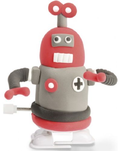 Δημιουργικό σετ Totum - Φτιάξε ένα ρομπότ, κόκκινο - 2
