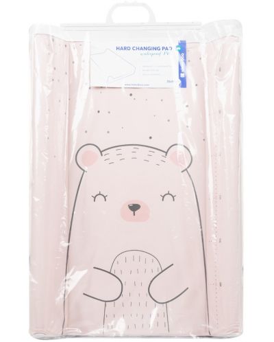 Σκληρή αλλαξιέρα  KikkaBoo - Bear with me, Pink, 70 х 50 cm - 6