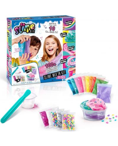 Δημιουργικό σετ  Canal Toys - So Slime, Φτιάξτε το δικό σας slime, 10 χρωμάτων  - 6