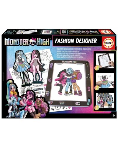 Δημιουργικό σετ Educa - Σχεδιαστής μόδας, Monster High - 2