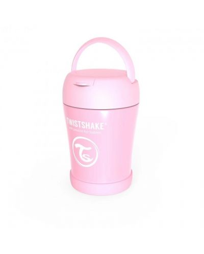 Δοχείο φαγητού Twistshake Insulated Pastel - Pink, 350 ml - 3