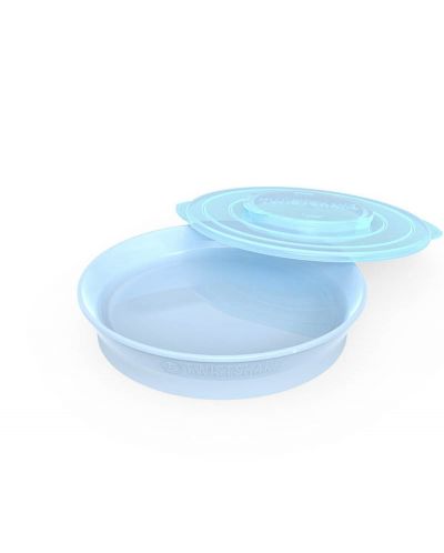 Πιάτο  Twistshake Plates Pastel - Μπλε, άνω των 6 μηνών - 1