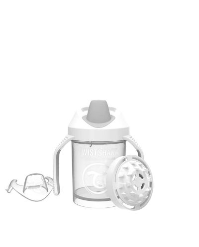 Κύπελλο μωρού με μαλακό άκρο Twistshake Mini Cup -λευκό,230 ml - 2