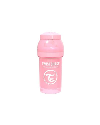 Βρεφικό μπιμπερό κατά των κολικών Twistshake Anti-Colic Pastel - Ροζ, 330 ml - 3