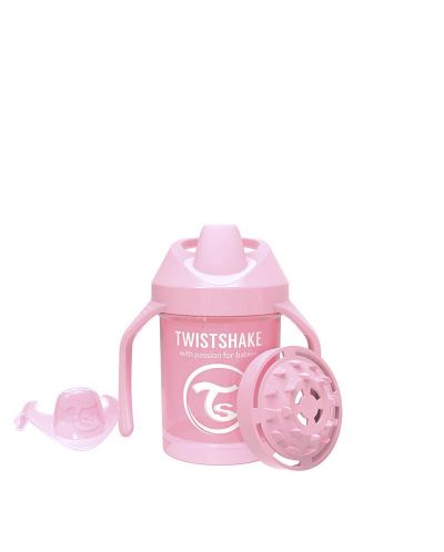 Κύπελλο μωρού με αντάπτορα   Twistshake Mini Cup - Ροζ,230 ml - 2