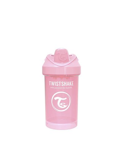Κύπελλο μωρού με αντάπτορα Twistshake  Crawler Cup-Ροζ, 300 ml - 3