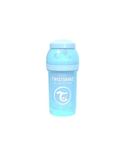 Μπιμπερό κατά των κολικών  Twistshake Anti-Colic Pastel - Μπλε, 260 ml - 3