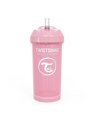 Κύπελλο μωρού με καλαμάκι Twistshake Straw Cup - Γκρι, 360 ml - 5