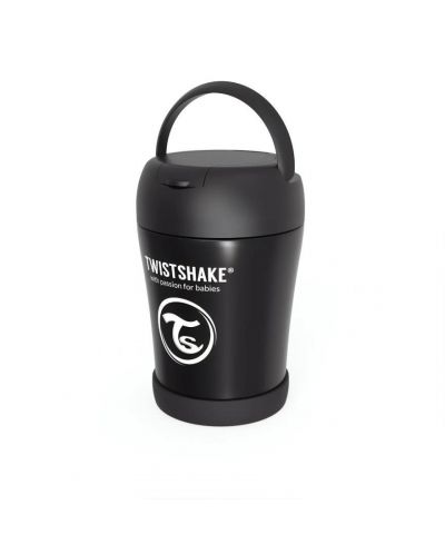 Δοχείο τροφίμων Twistshake Insulated Pastel - Μαύρο, 350 ml - 3