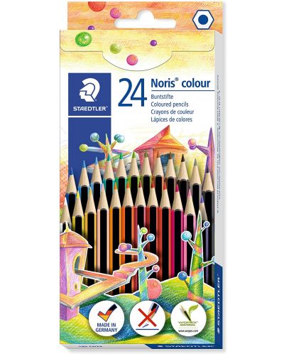 Χρωματιστά μολύβια Staedtler Noris Colour 185 - 24 χρώματα - 1