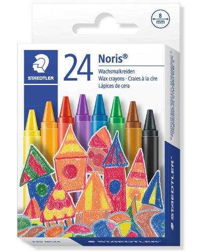 Κηρομπογιές Staedtler Noris Club 220 - 24 χρώματα - 1