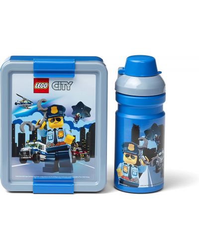Σετ μπουκαλιού και κουτιού φαγητού Lego - City Police - 1
