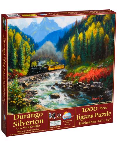 Παζλ SunsOut 1000 κομμάτια - Το τρένο Durango-Silverton, Mark Keightley - 1