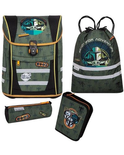 Σχολικό σετ Cool Pack The Mandalorian - Σακίδιο πλάτης, δύο κασετίνες και αθλητική τσάντα - 1