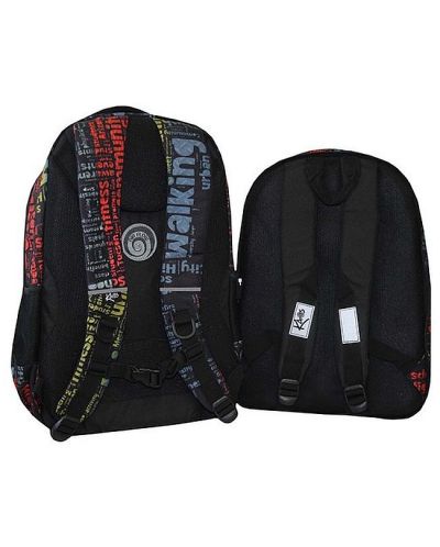 Σχολική τσάντα  Kaos 2 σε  1 - Walking, 4 θήκες - 5