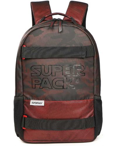 Σχολικό σακίδιο S. Cool Super Pack - Red Camouflage, με 1 θήκη - 1