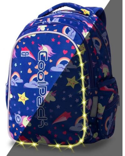 Σχολική φωτιζόμενη LED τσάντα Cool Pack Joy - Unicorns - 4