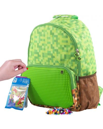Σχολική τσάντα  Pixie Crew - 1 τμήμα , πράσινη  - 2