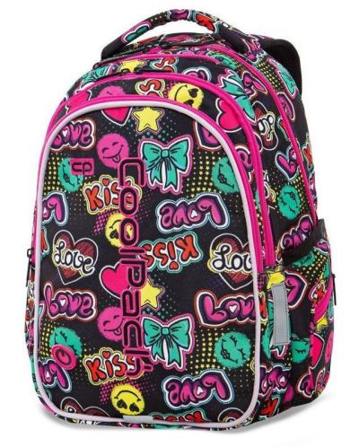 Σχολική φωτιζόμενη LED τσάντα Cool Pack Joy - Emoticons - 1