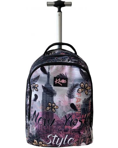 Σχολική τσάντα με ρόδες Kaos 2 σε 1 - New York - 1