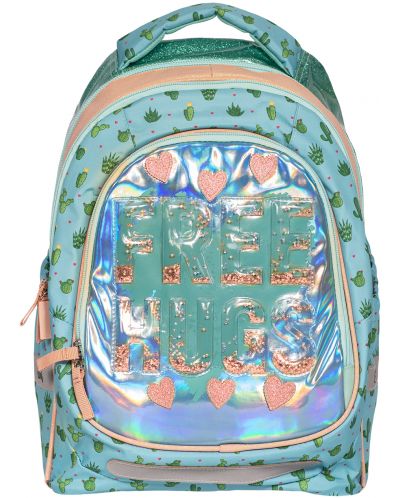 Σχολική τσάντα ανατομική  S Cool - Light, Free Hugs - 1
