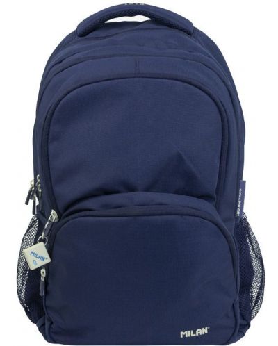 Σχολική τσάντα  Milan 1918 -με 2 θήκες, σκούρο μπλε, 25 l - 1