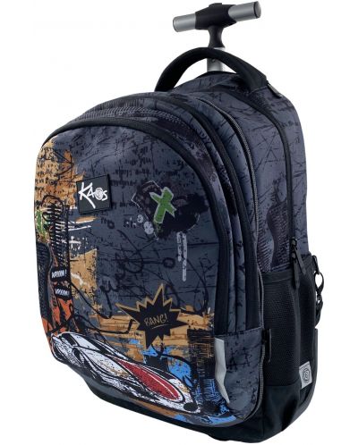 Σχολική τσάντα με ρόδες Kaos 2 σε 1 - Wroom - 2
