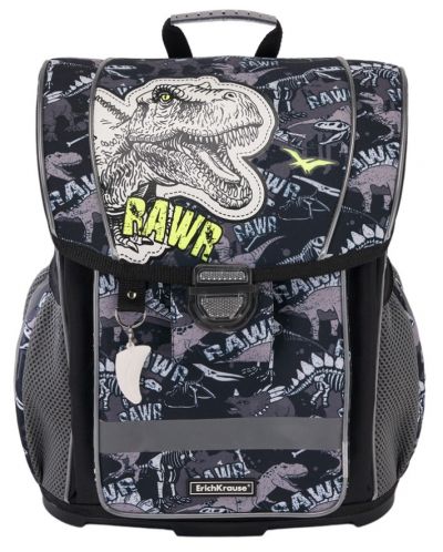 Σχολική τσάντα πλάτης  Erich Krause ErgoLine - Dinosaur Park,με σκληρό πάτο, 16 λτ - 2