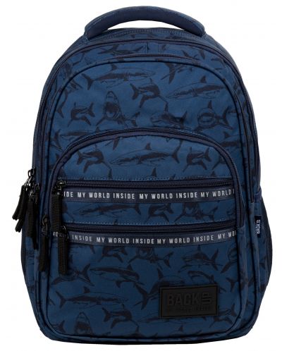 Σχολική τσάντα Back up M 50 Shark - 2