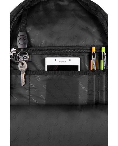 Σχολική τσάντα Cool Pack - Impact II, μαύρη-γκρι - 5